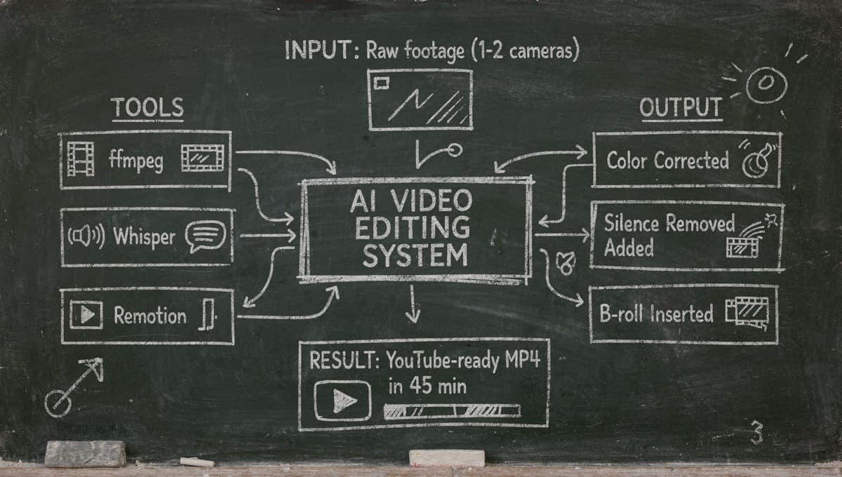 How I Edit YouTube Videos Entirely with AI (And You Can Too)